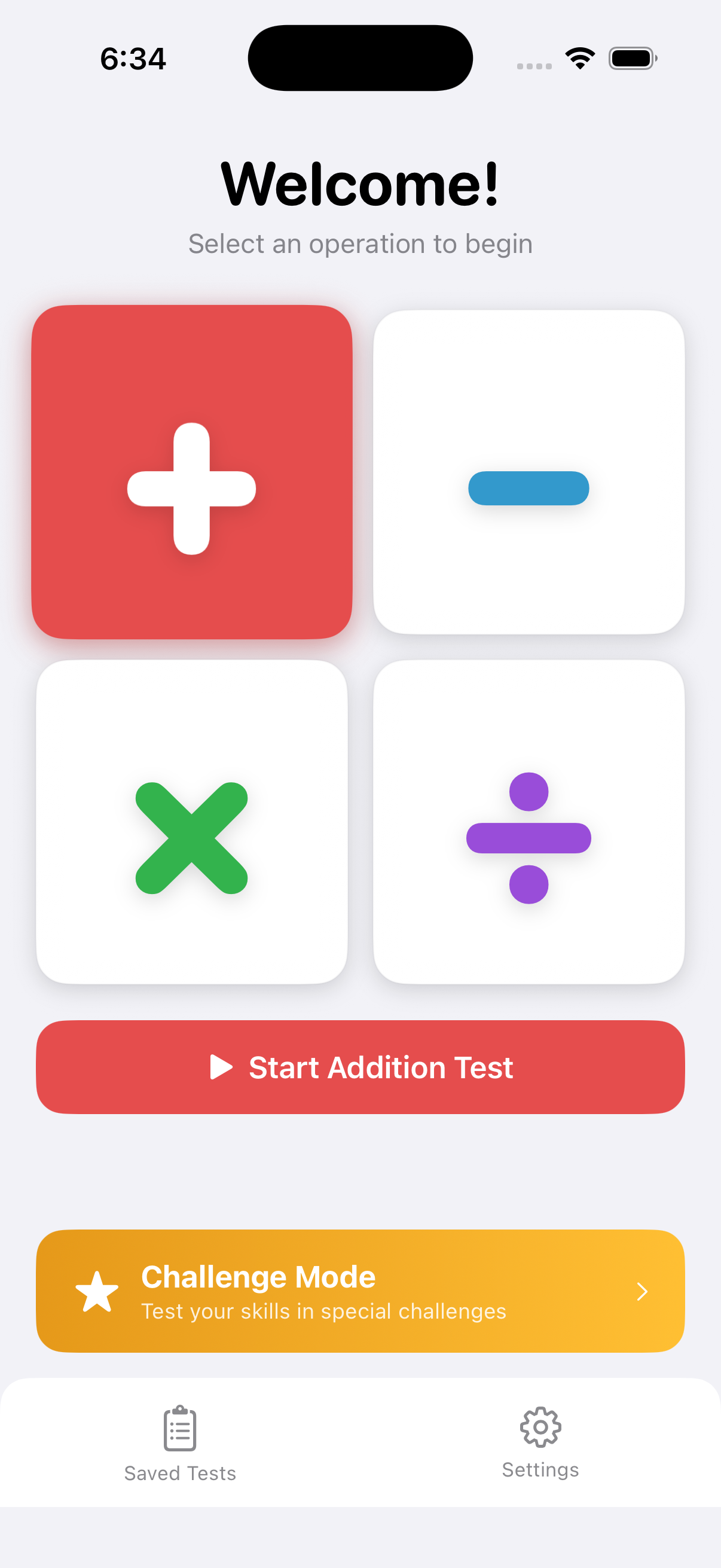 Math Flashcards
