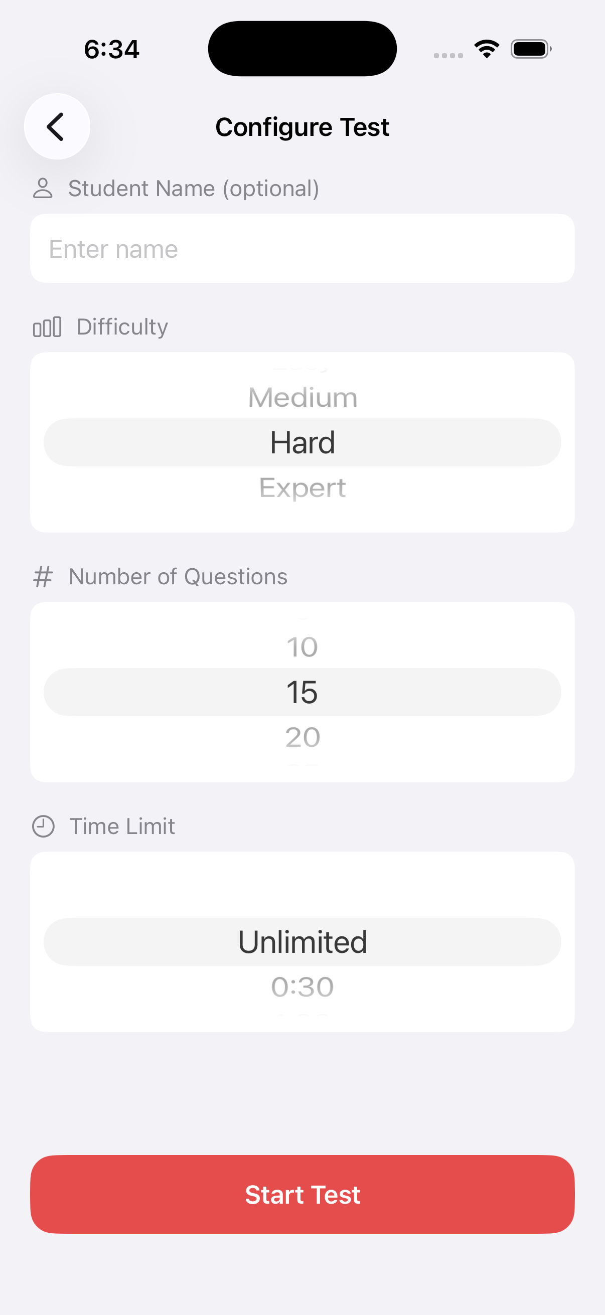 Math Flashcards