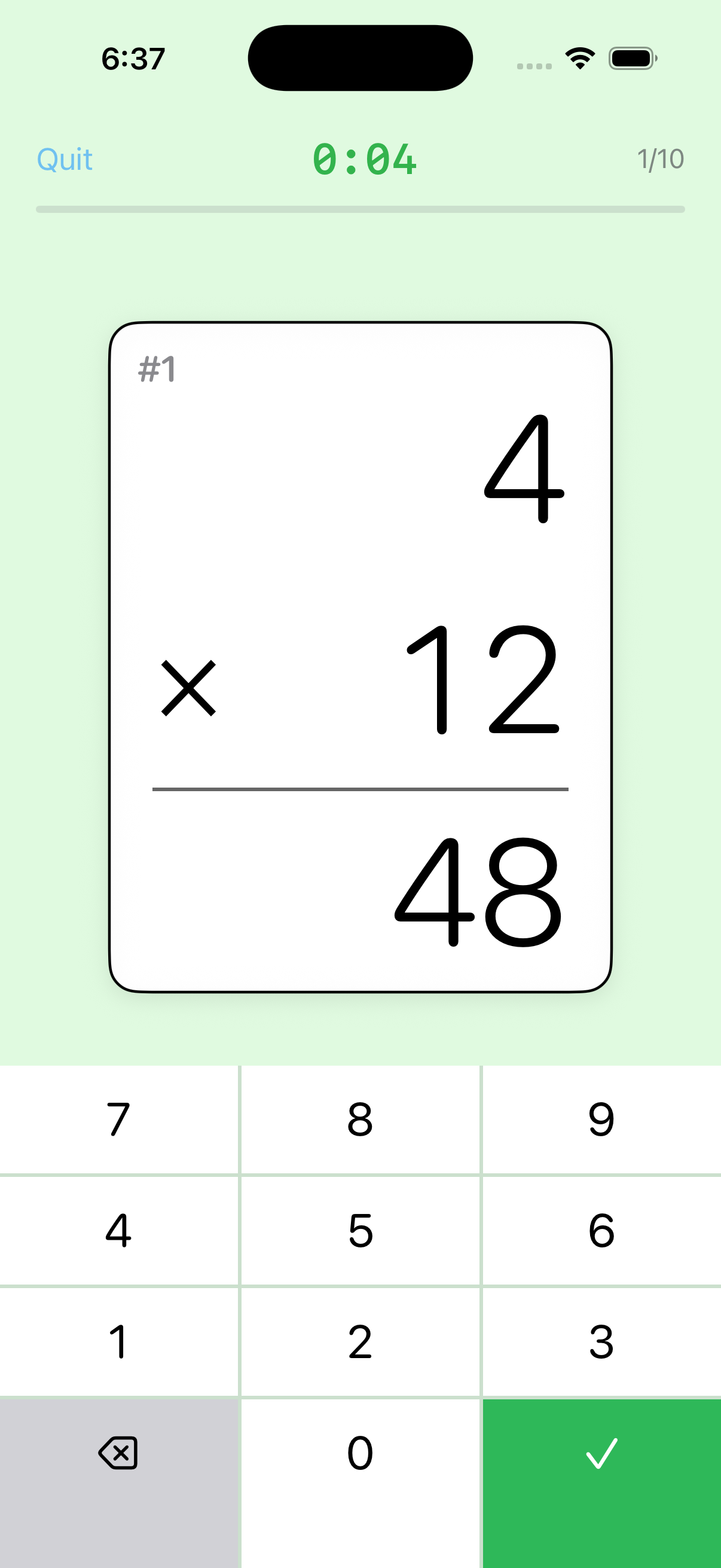 Math Flashcards
